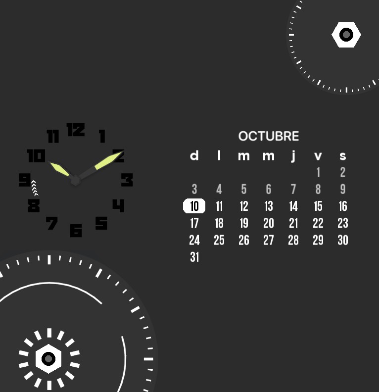 Grey Clock
