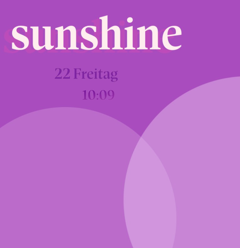 purple sunshine