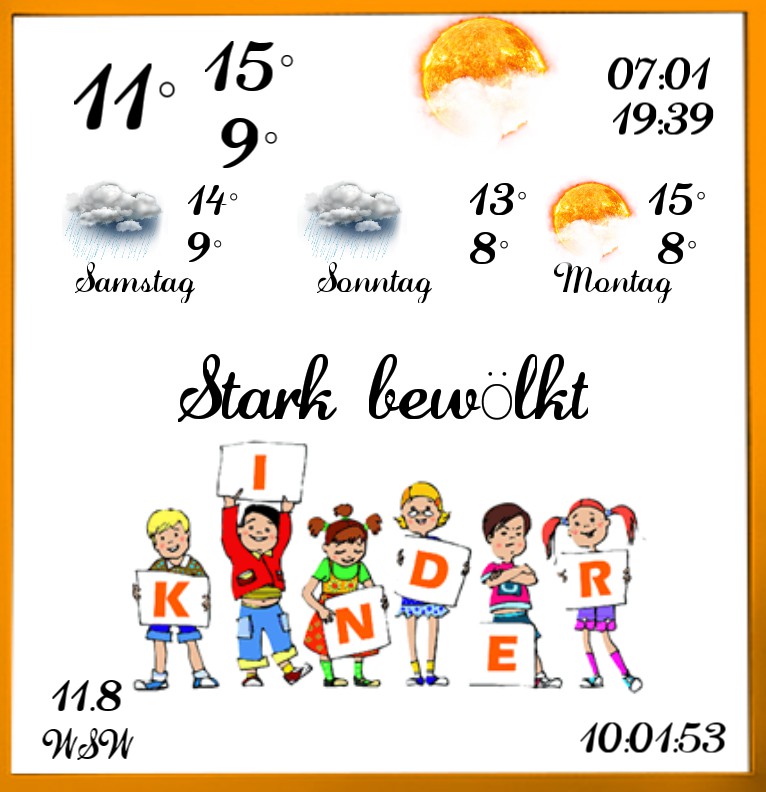 Wetter Kindertag  