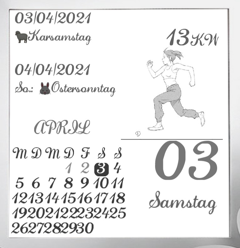 Kalender  Comic Woman