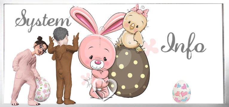 happy easter AR Emoji System Info 