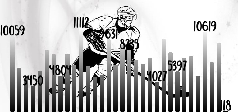 Schritte Eishockey BlackWhite 