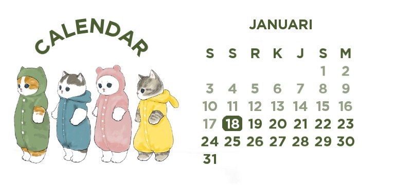 widget calendar