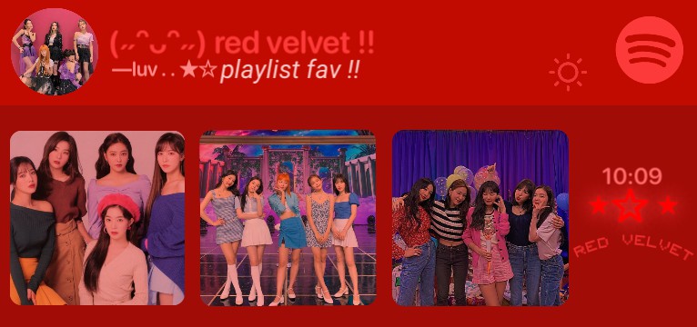 red velvet Spotify