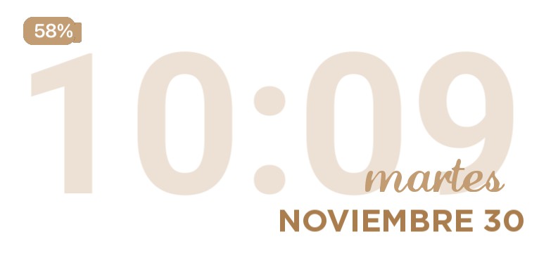 fake brown iphone widget