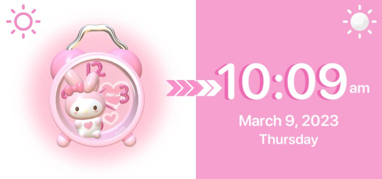 My melody time and date