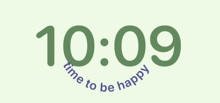 time to be happy 