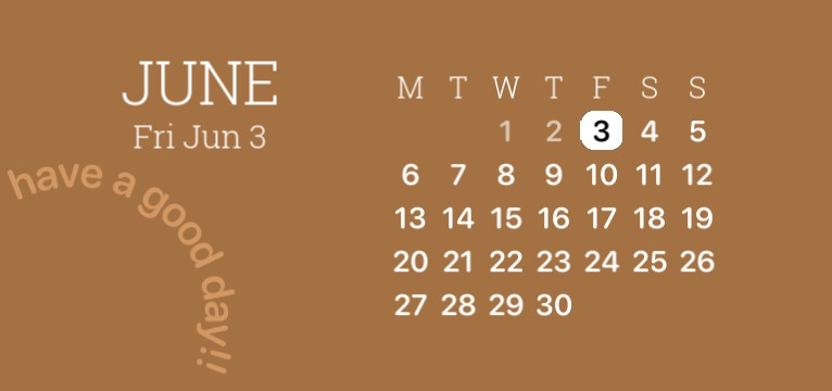 brown calendar Copy