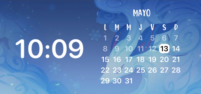 ganyu calendar