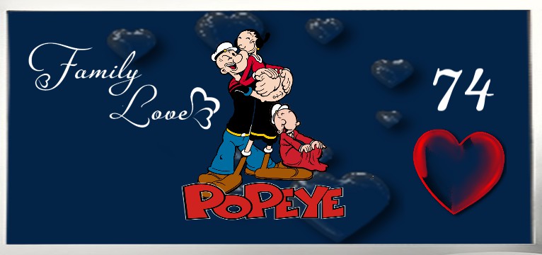 Herzschlag  Popeye Familie 
