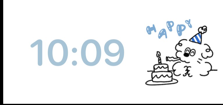 blue widget