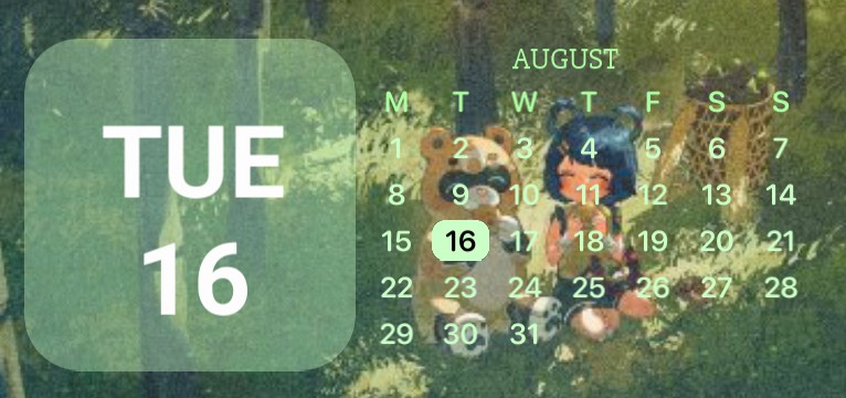 Calendar Widget Kikis delivery service Copy