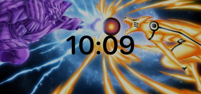 Naruto V sausuke clock