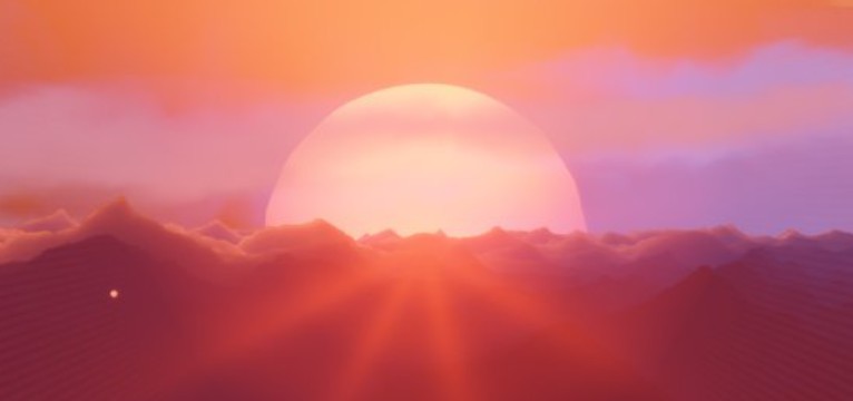 Sunset in Sky:COTL