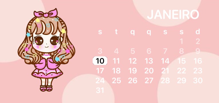 calendrio bonequinha 