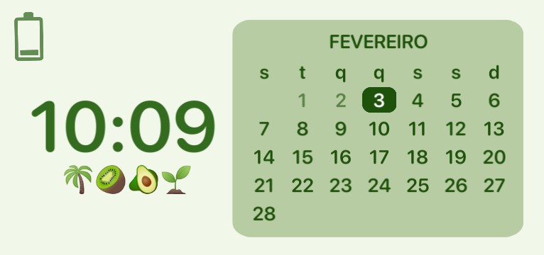 green calendar
