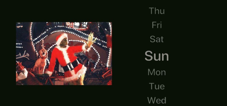 grinch day of the week