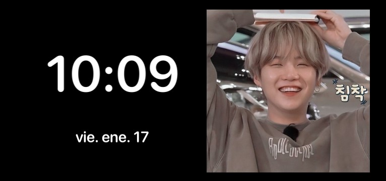 Widget con Min Yoongi 