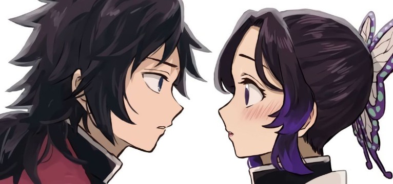 Tomioka Giyu and Kocho Shinobu
