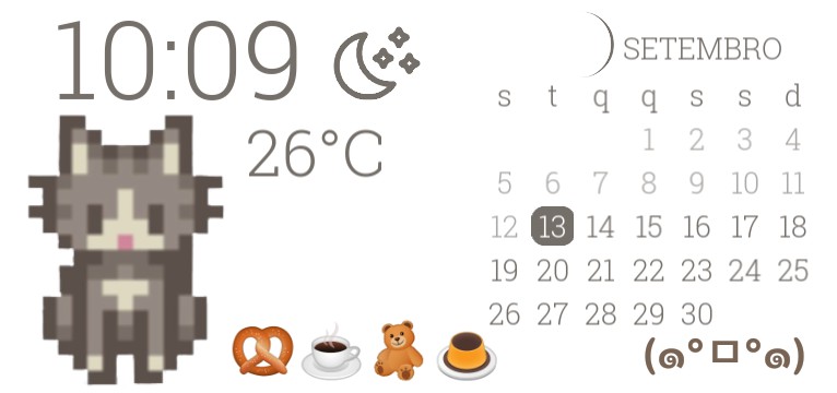 Brown Spotify widget