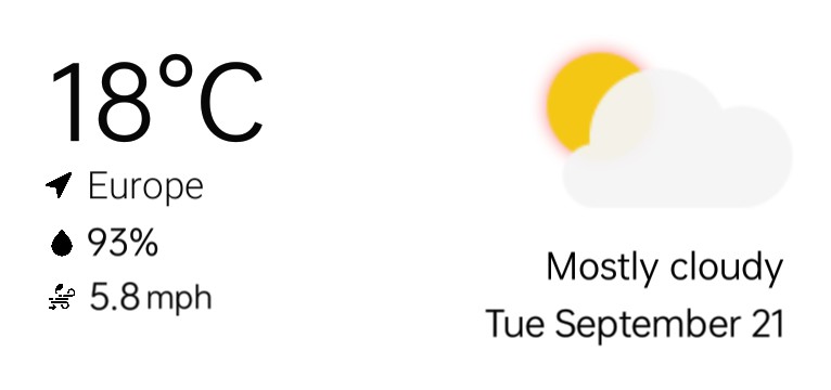 Simple weather