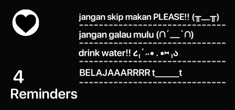 reminders
