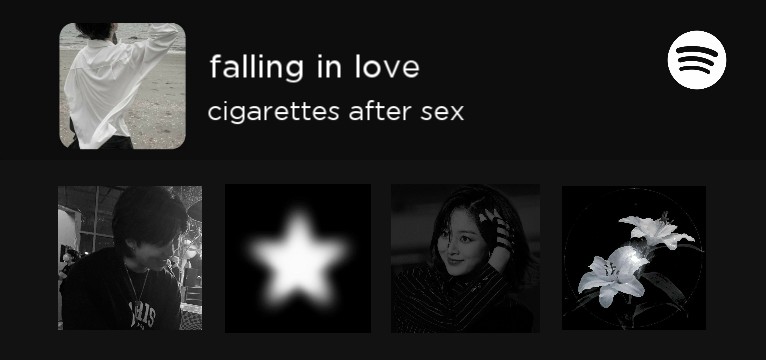 Spotify widget namjoon jihyo