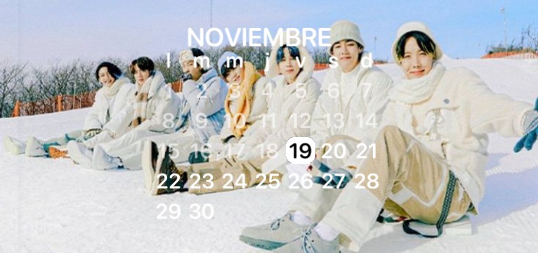 winter with BTS