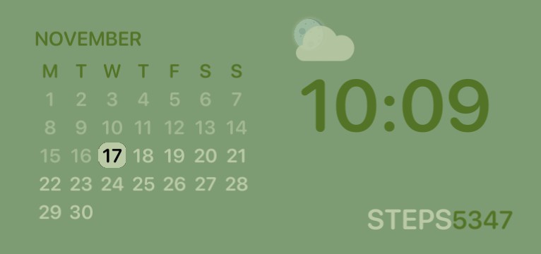 Green Avocado theme WIDGETS