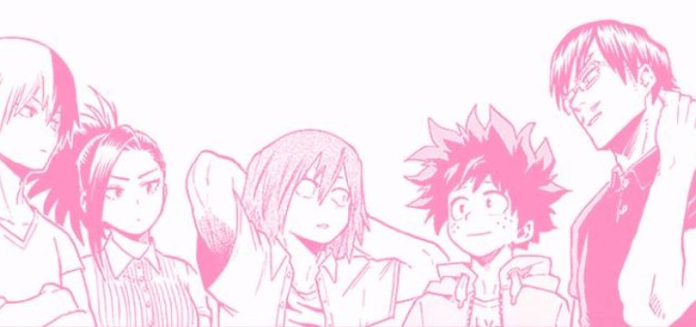 Pink BNHA Banner