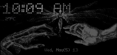 Dark aesthetic widget
