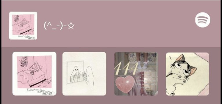medium pink widget