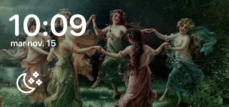 dancing girls clock 