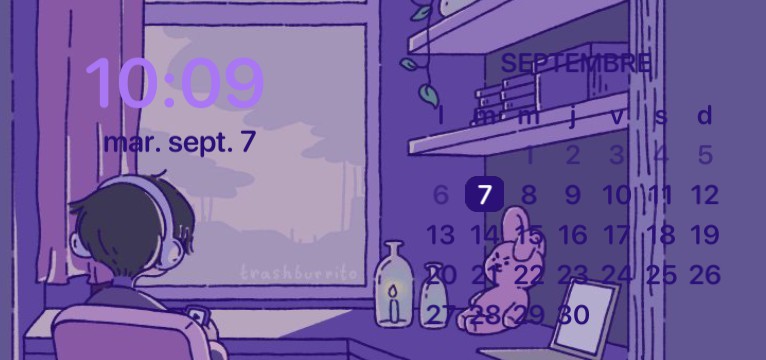 purple esthetic 