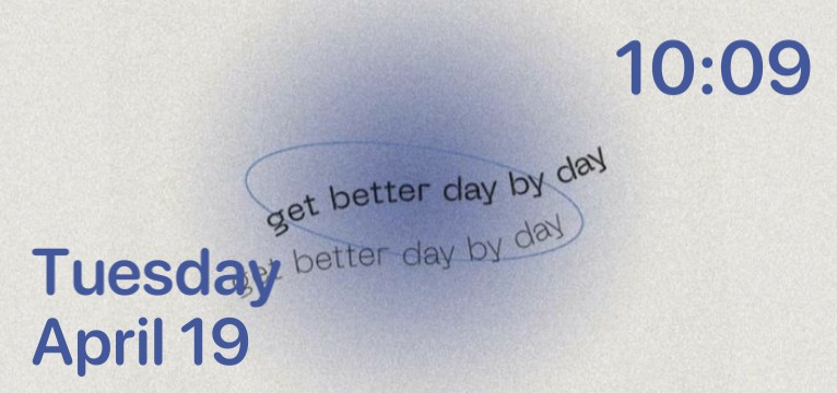 time blue ios widget