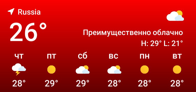 6 day weather  Day & Night Copy