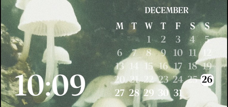 mushrooms calendar
