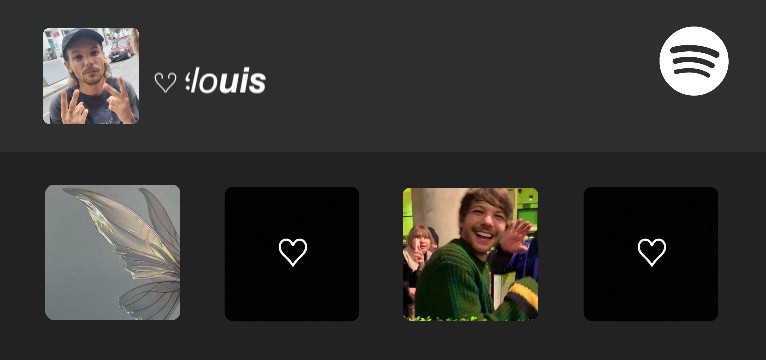 
 - Spotify widget