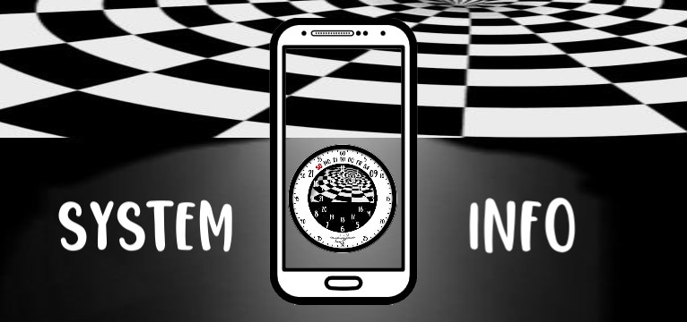 System Info Black White Cover 