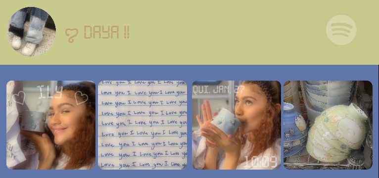 zendaya spotify widget