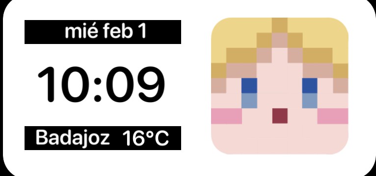 reloj pixel
