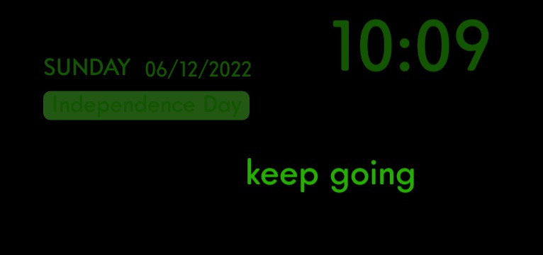 keep going be yourself at all
