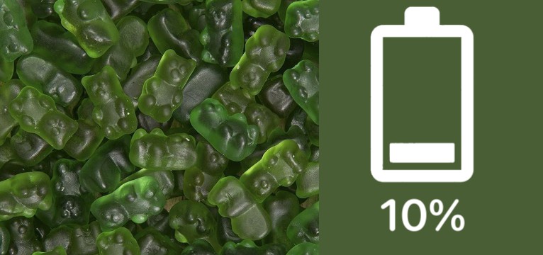 dark green gummy bears 