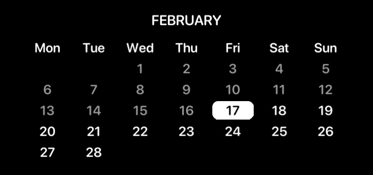 calendar