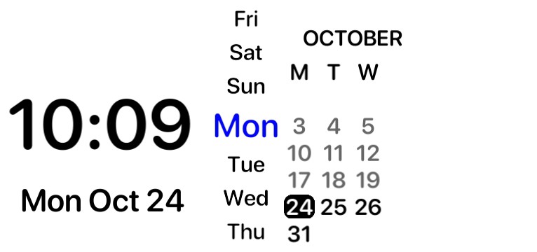 Clock With Calendar 