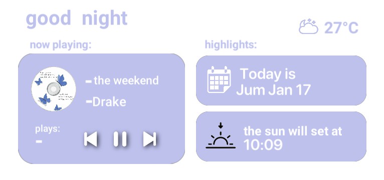 iOS System widget Copy
