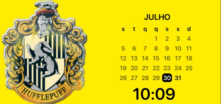 Hufflepuff calendar