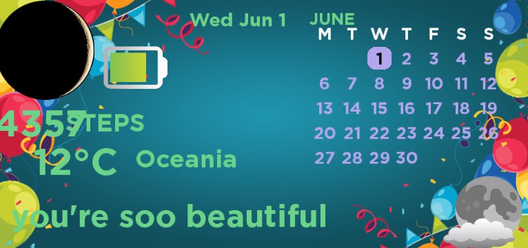 my 4th widget