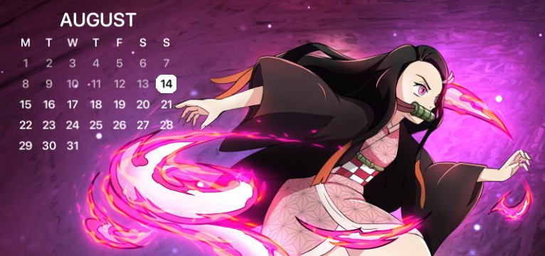 Nezuko Calender 