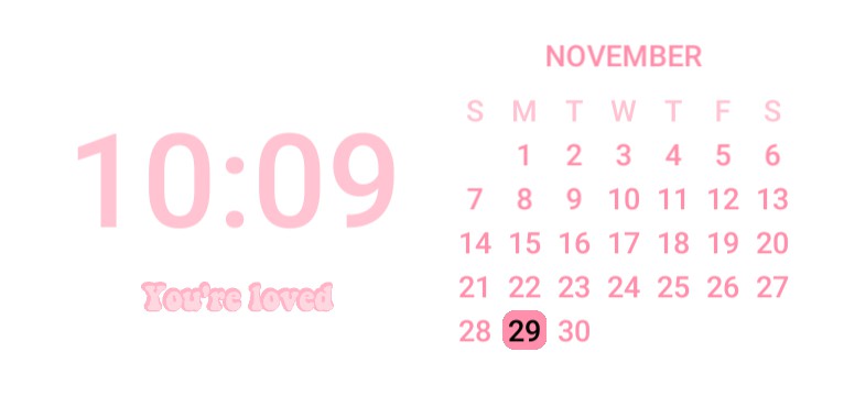 :: Pink Calendar 
